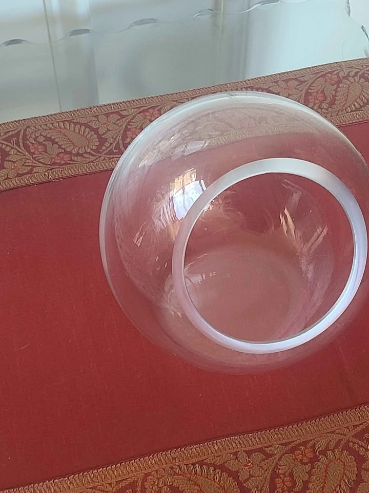 Clear Glass Fish Bowl 5" x 7" - photo 2