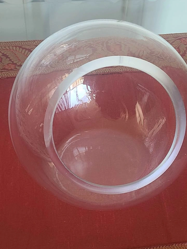 Clear Glass Fish Bowl 5" x 7" - photo 3