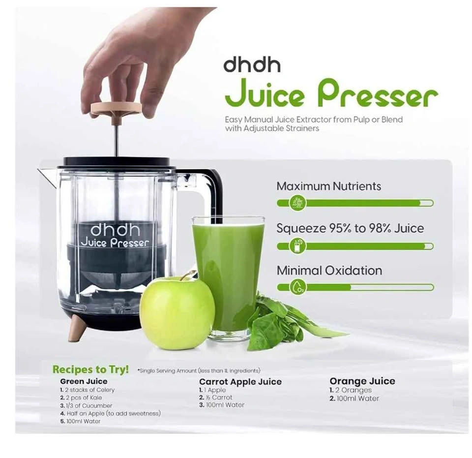Juice Presser - Easy Manual Green Juice Extractor - photo 2