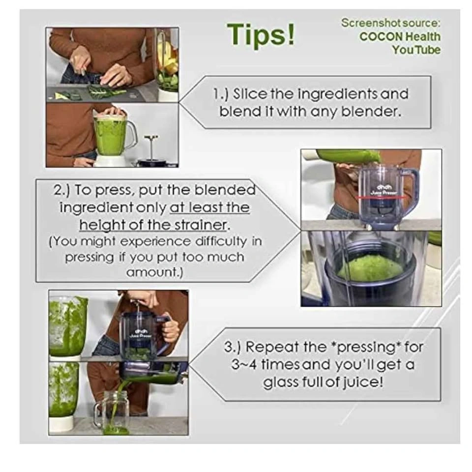 Juice Presser - Easy Manual Green Juice Extractor - photo 3