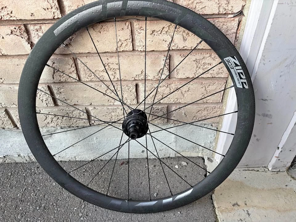 Damaged Zipp 303 Firecrest Rear Wheel