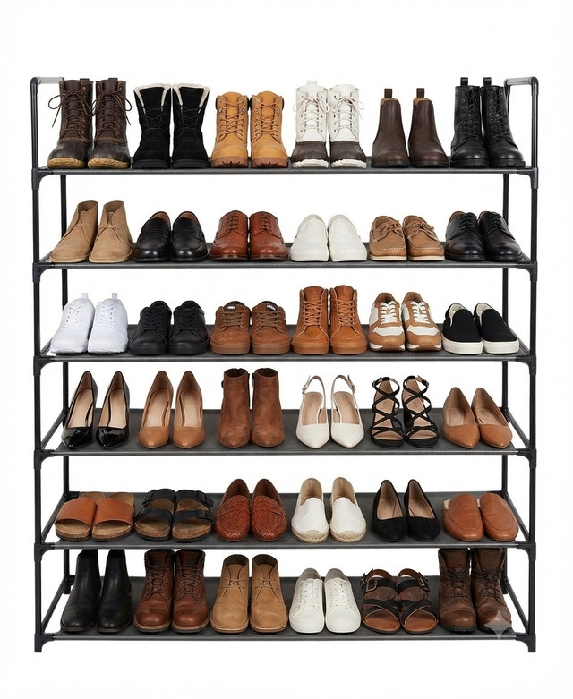 (BRAND NEW) 6-Tier Modular Shoe Rack for 30 Pairs