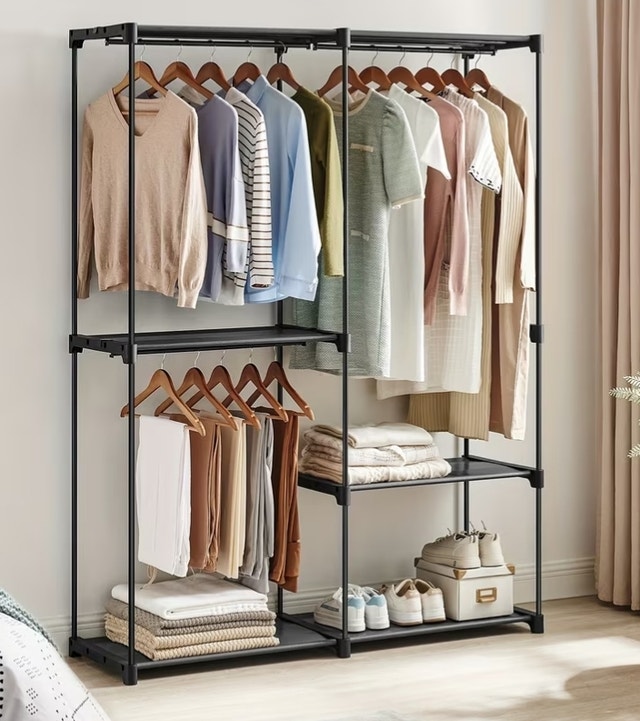 (BRAND NEW) Portable Closet Organizer Garment Rack - photo 3