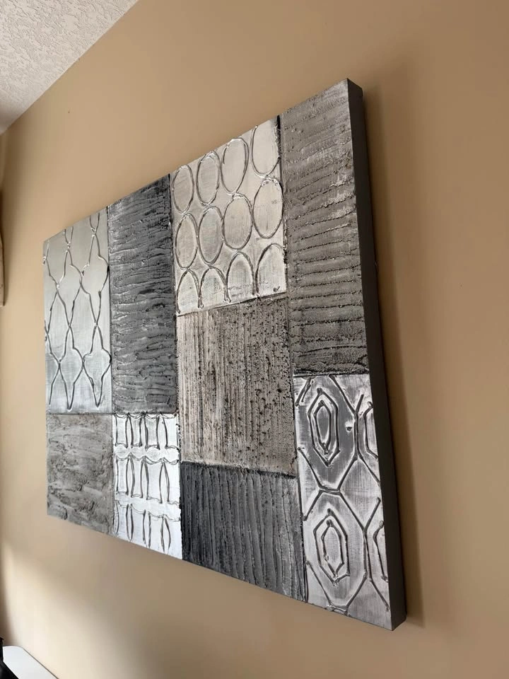 Large Canvas art (wood frame) 100 x 75 cm - photo 2