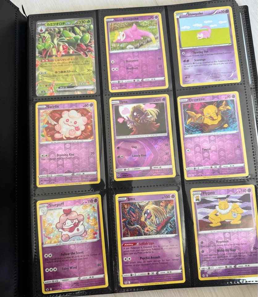 Trading card binder with Pokémon cards inside - photo 2