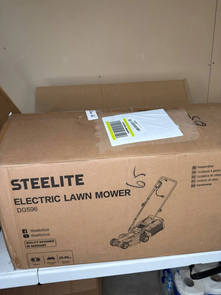 Steelite 13" Electric Lawn Mower 1300W with 30L Grass Collector - photo 2