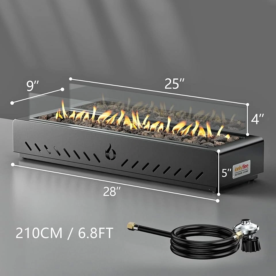 ONLYFIRE 28" Tabletop Propane Fire Pit – 40,000 BTU