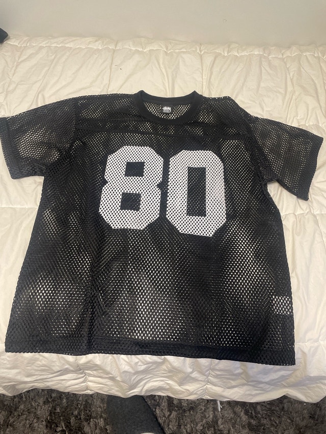 Black Stussy Mesh Jersey - photo 2