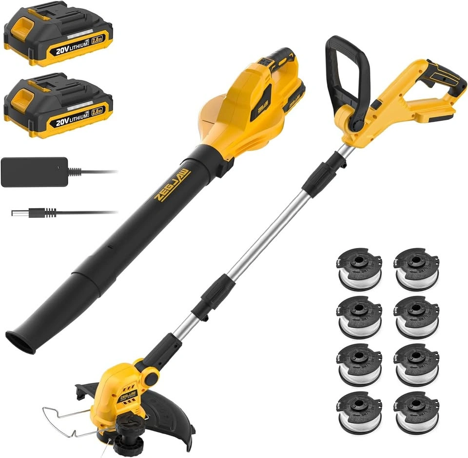 ZEGJAW 2-in-1 Cordless String Trimmer & Leaf Blower Combo - photo 2