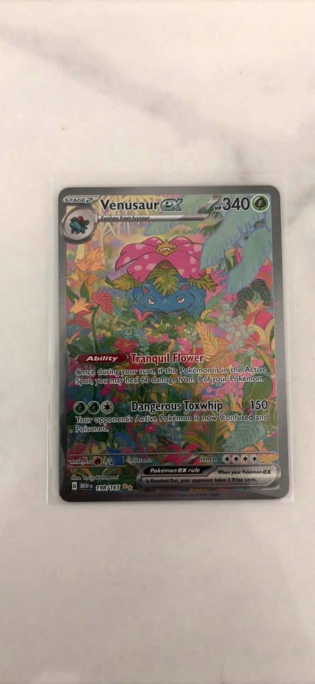 Pokemon Venesaur EX 198/165 English card