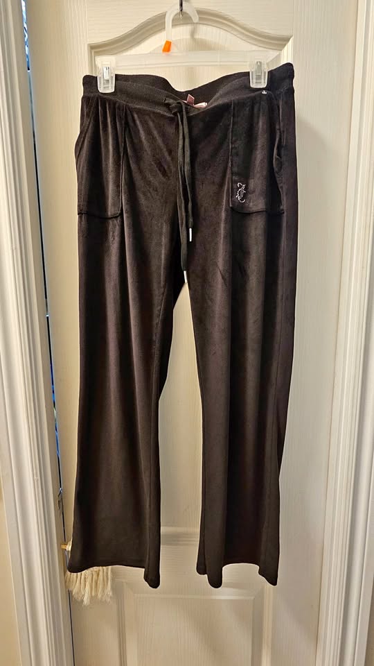Juicy Couture Velour Pocket Bling Flare Pants