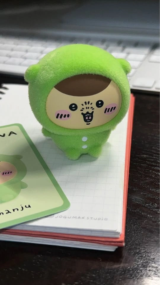 Chiikawa Kurimanju Flocked Figure Miniso - photo 2