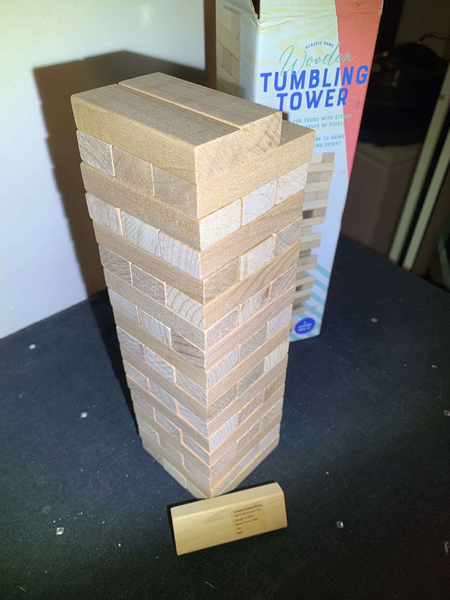 Wooden Tumbling Tower Game Classic Jenga Style - photo 4