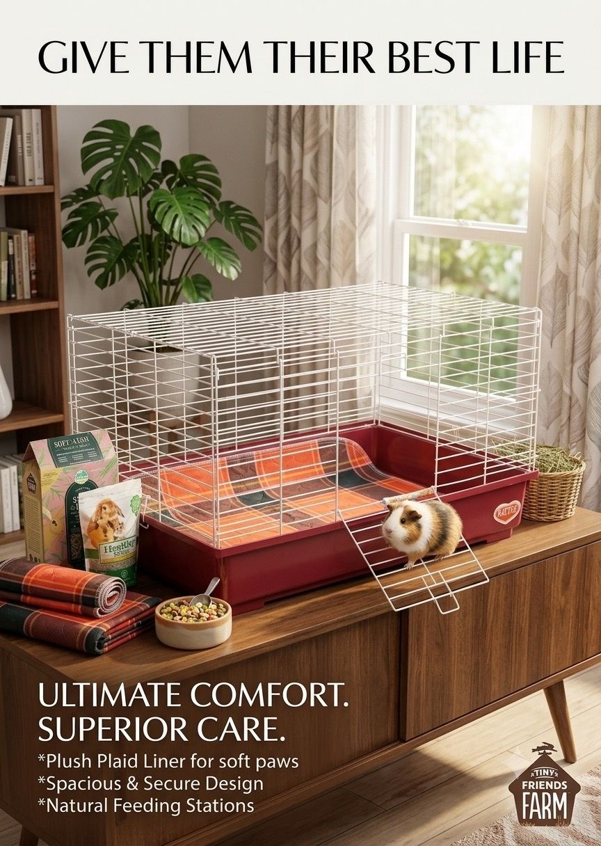 Kaytee Small Animal Cage Bundle & Premium Liner