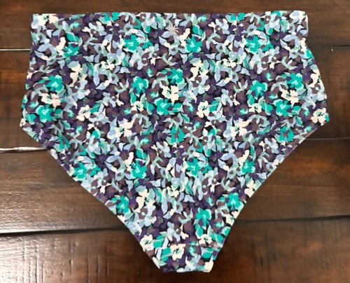 Athleta High Waist Swim Bottom M Elysian Floral Green - photo 4