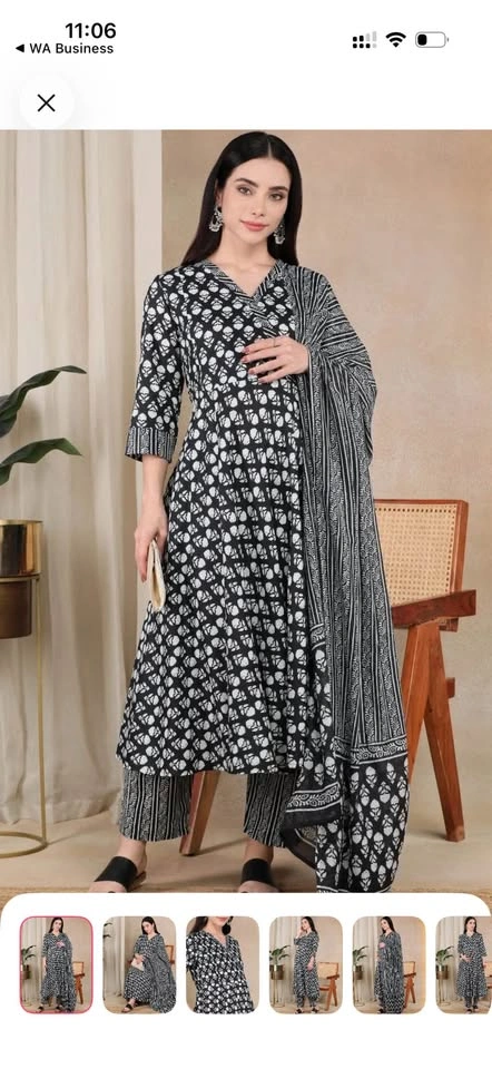 Printed Cotton Maternity Wear - photo 5