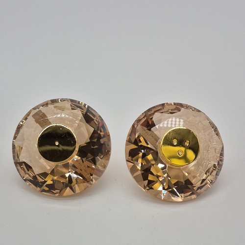 Shannon Crystal Light Brown Gold Diamond Salt & Pepper Shakers S - photo 3