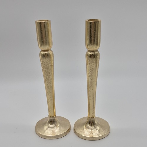 Pair of Vintage Brass Candlestick Holders