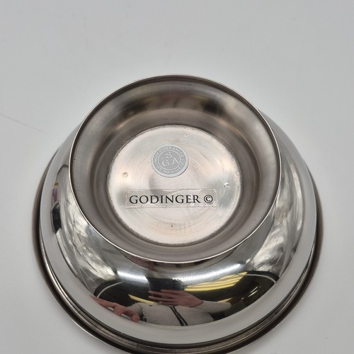 Godinger Geometric Black Silver Metal Pitcher Bowl Tray Set - photo 4