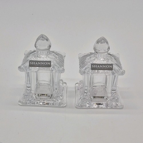 Shannon Crystal Clear Salt & Pepper Shaker Set