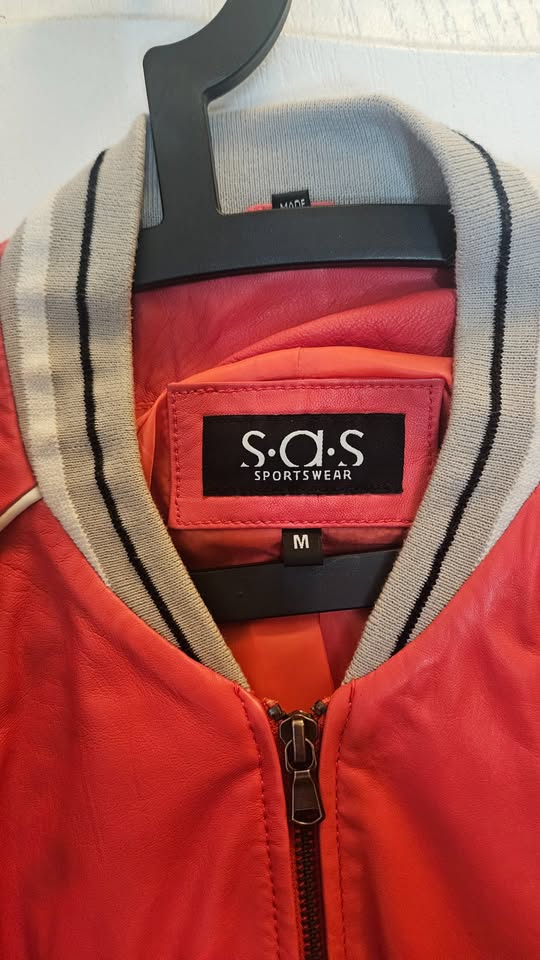 S.A.S. Sportswear Vintage Leather Bomber Jacket - photo 2