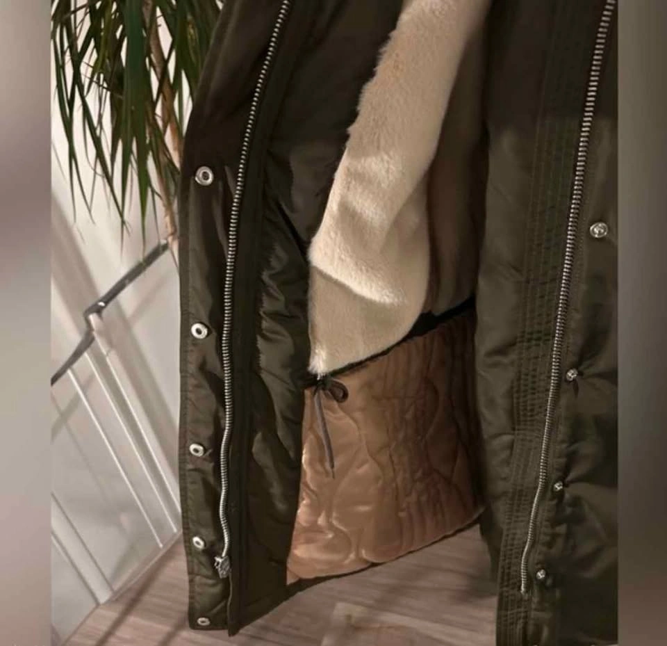Abercrombie olive green winter parka in XS - photo 5