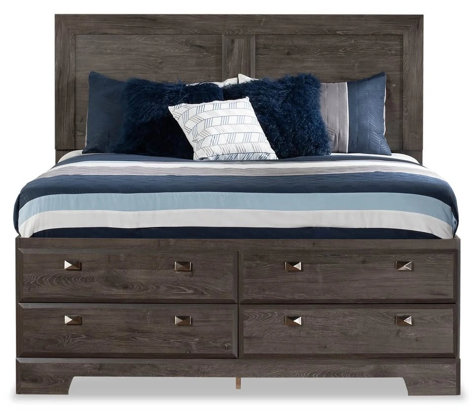 Yorkdale 12-Drawer Platform Bed with Headboard - Queen Size - photo 2