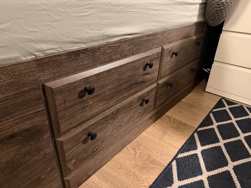Yorkdale 12-Drawer Platform Bed with Headboard - Queen Size - photo 3