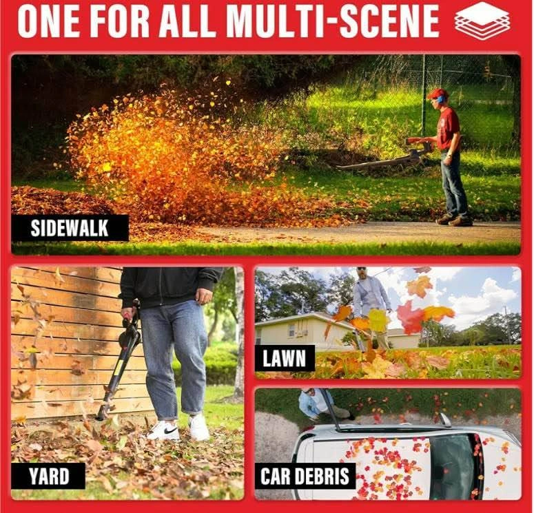 Cordless Leaf Blower (20V, Battery Operated, Powerful) BRAND NEW - photo 5