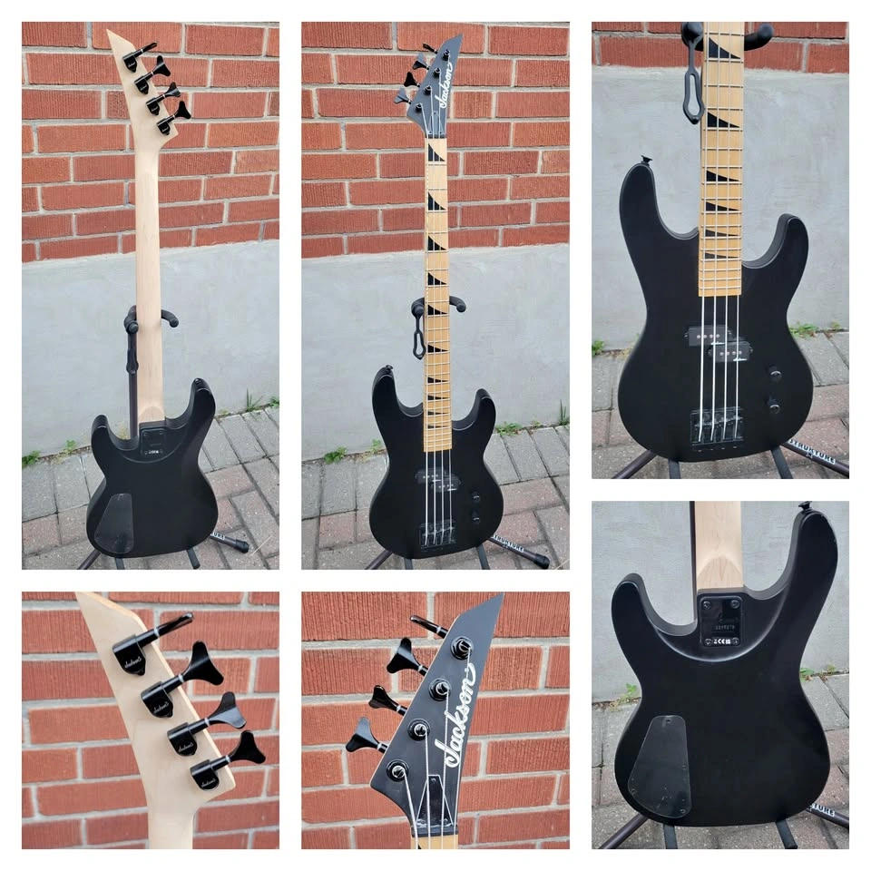 $270 Jackson Electric Bass Guitar - Satin Black