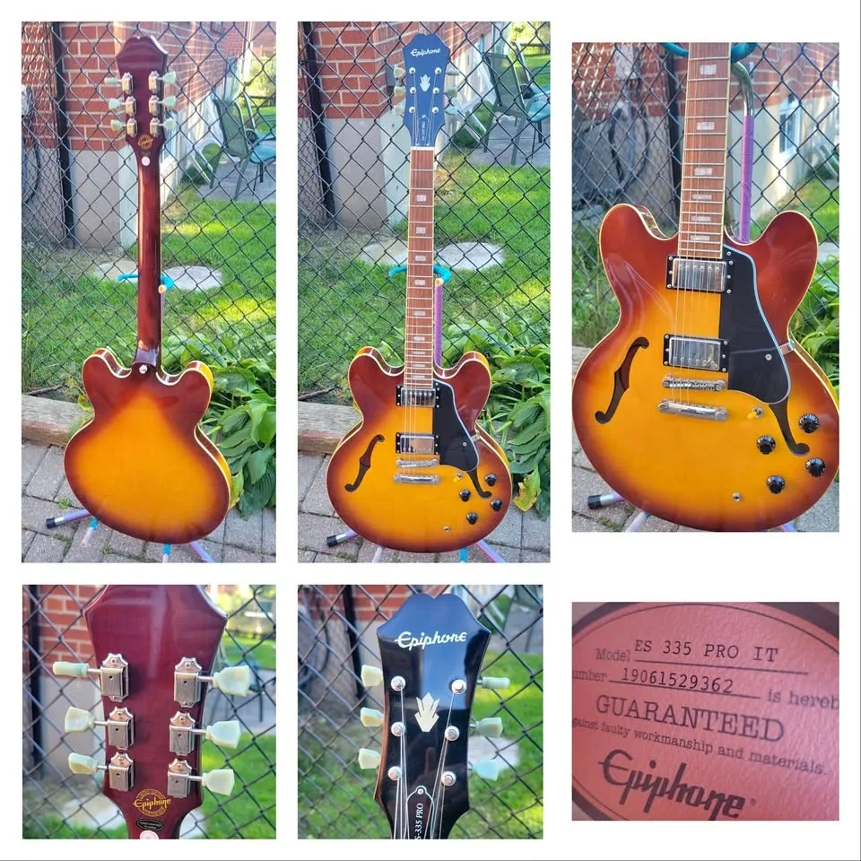 Epiphone ES-335 Pro Semi-Hollow Electric Guitar - Iced Tea