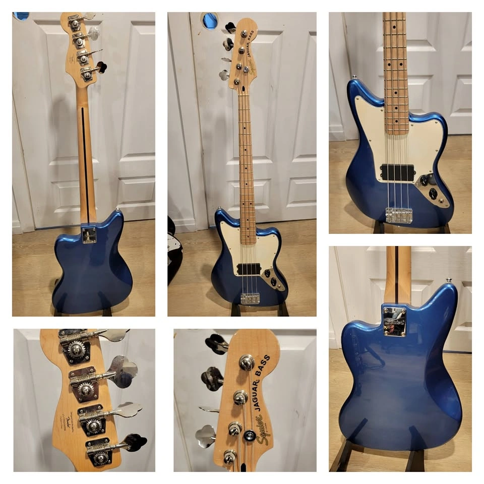 Squier Affinity Series Jaguar Bass H – Lake Placid Blue