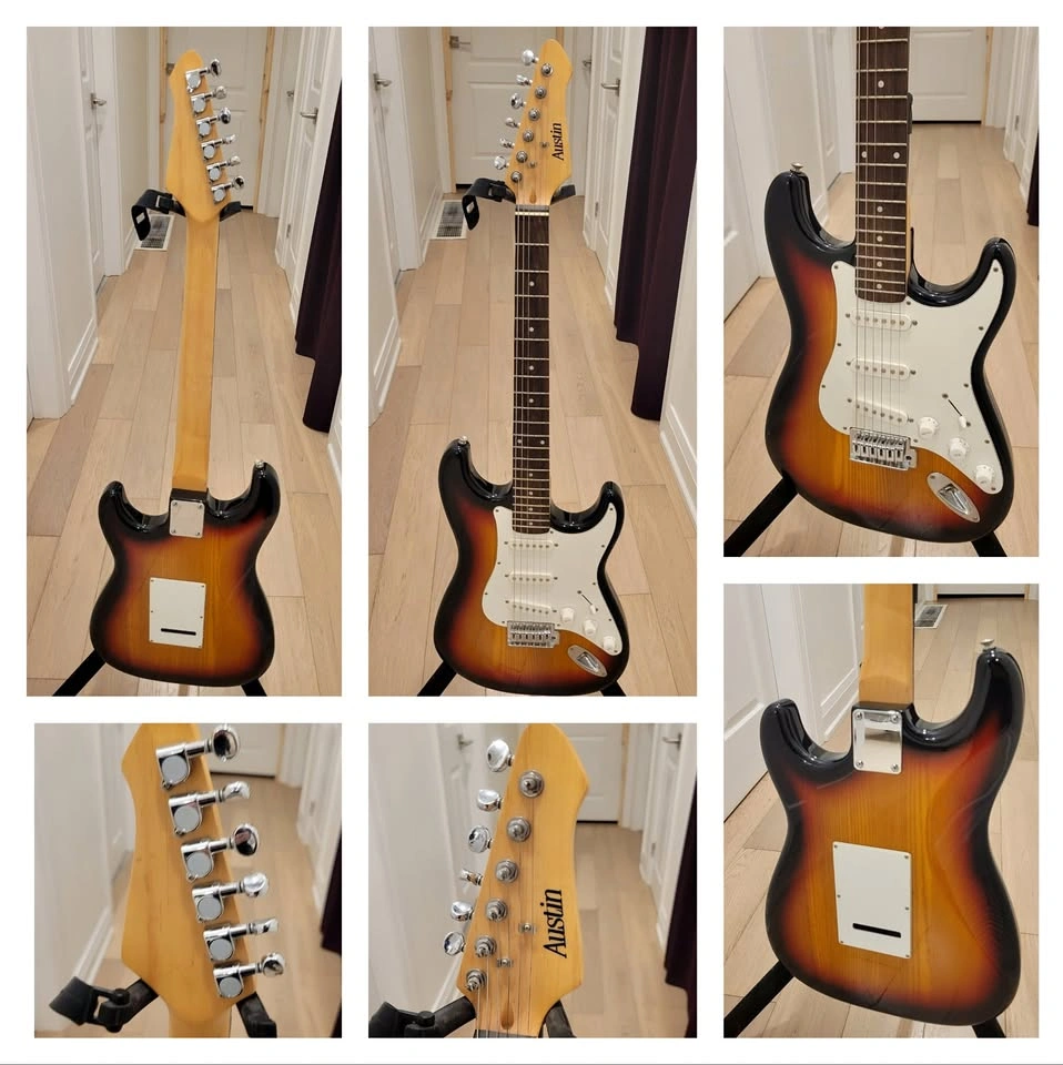 $220 Austin Stratocaster Electric Guitar