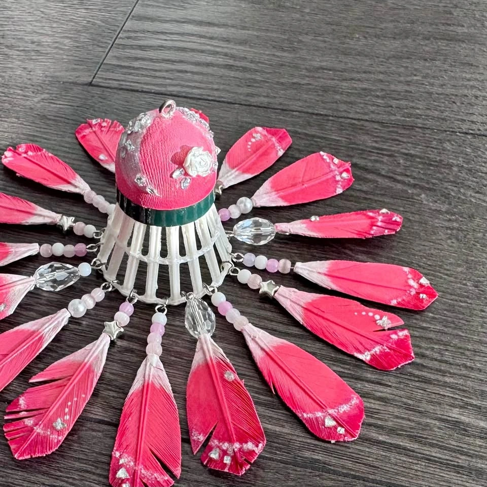 Badminton Shuttlecock Decoration Windchime