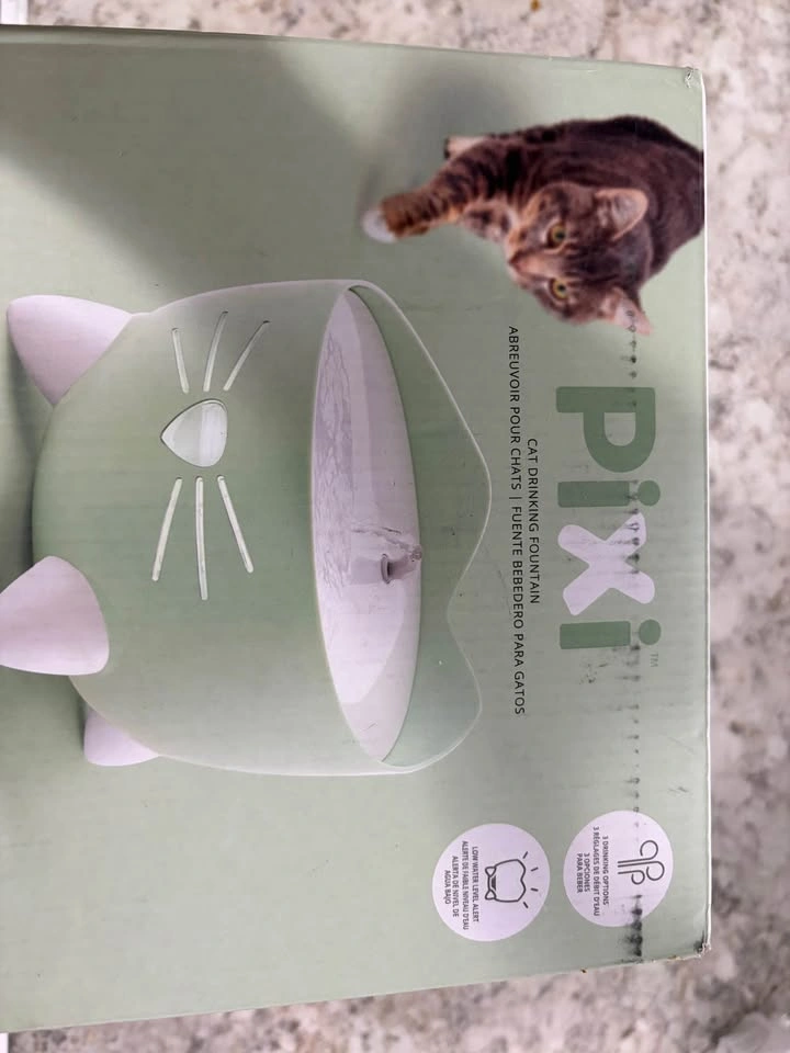 Cat Drinking Fountain - photo 2