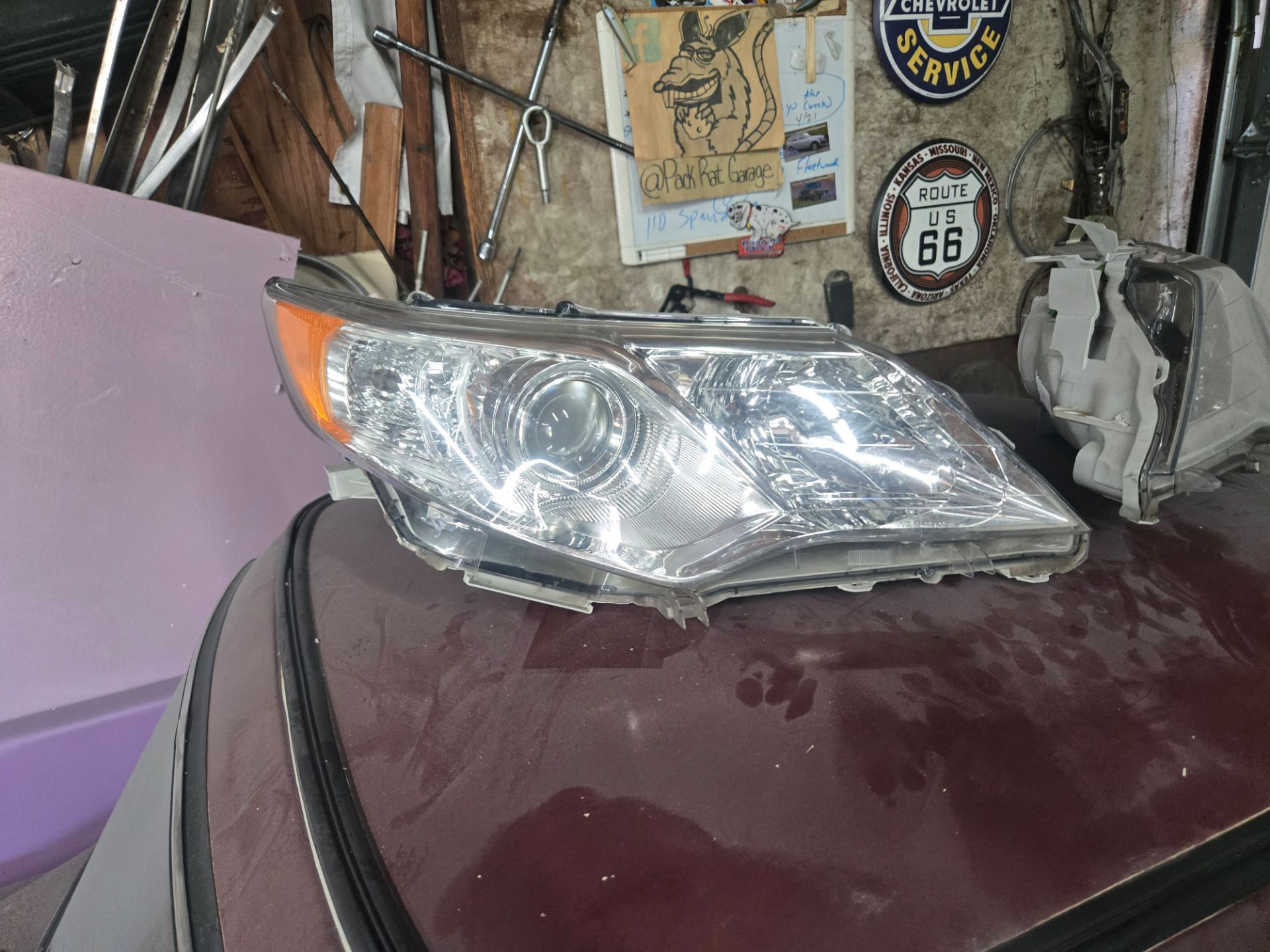 Toyota Camry Hybrid XLE Headlights Halogen Chrome Projector - photo 3