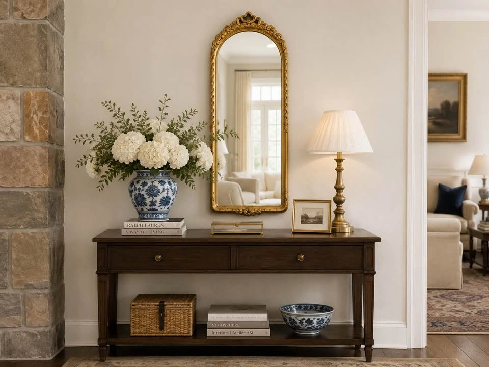 Vintage Mirror Gold Leaf Oblong From Windsor Decor - photo 2