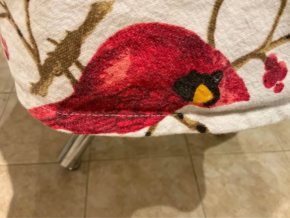 Tablecloth Vintage Red Cardinals Round 53” - photo 3