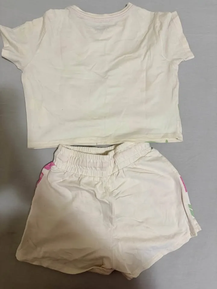 Pre-Loved Girls Floral Top & Shorts Set - photo 2