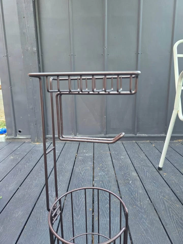 Free standing Toilet paper holder - with phone stand - photo 3