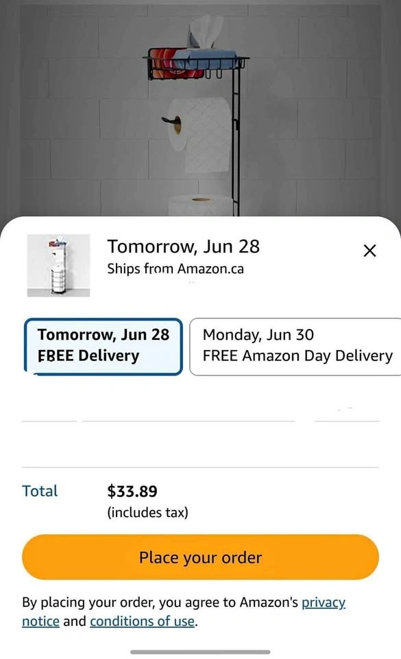Free standing Toilet paper holder - with phone stand - photo 4
