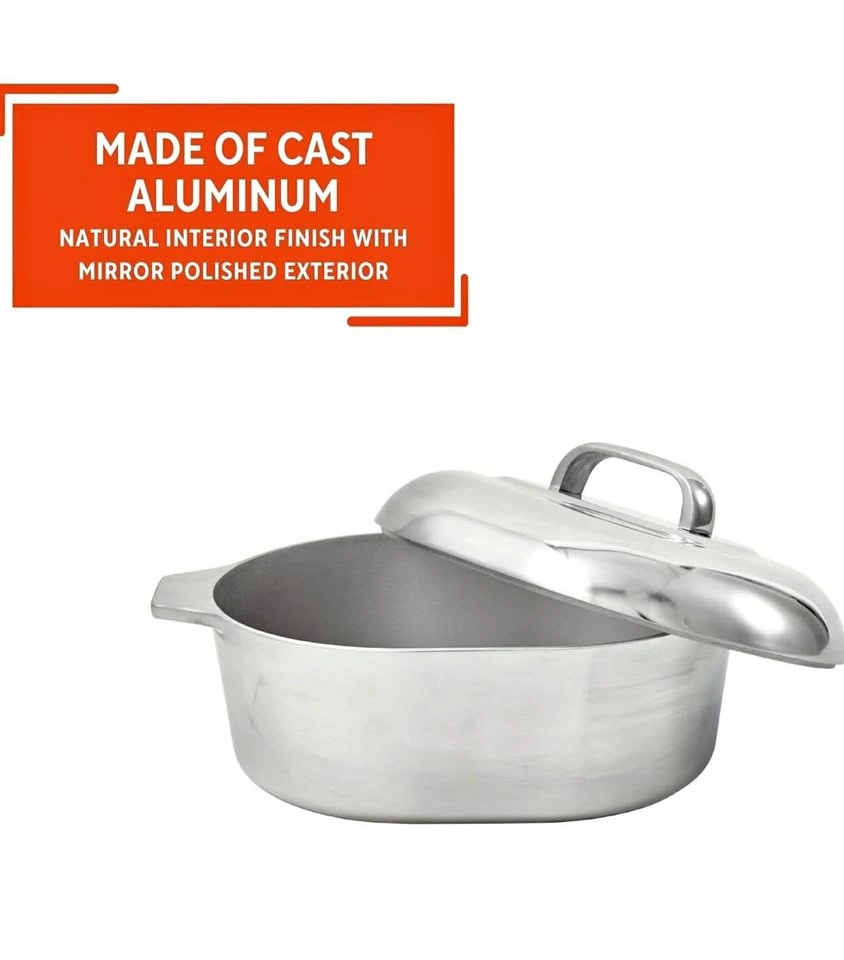 IMUSA 15’’ OVAL ALUMINUM ROASTER