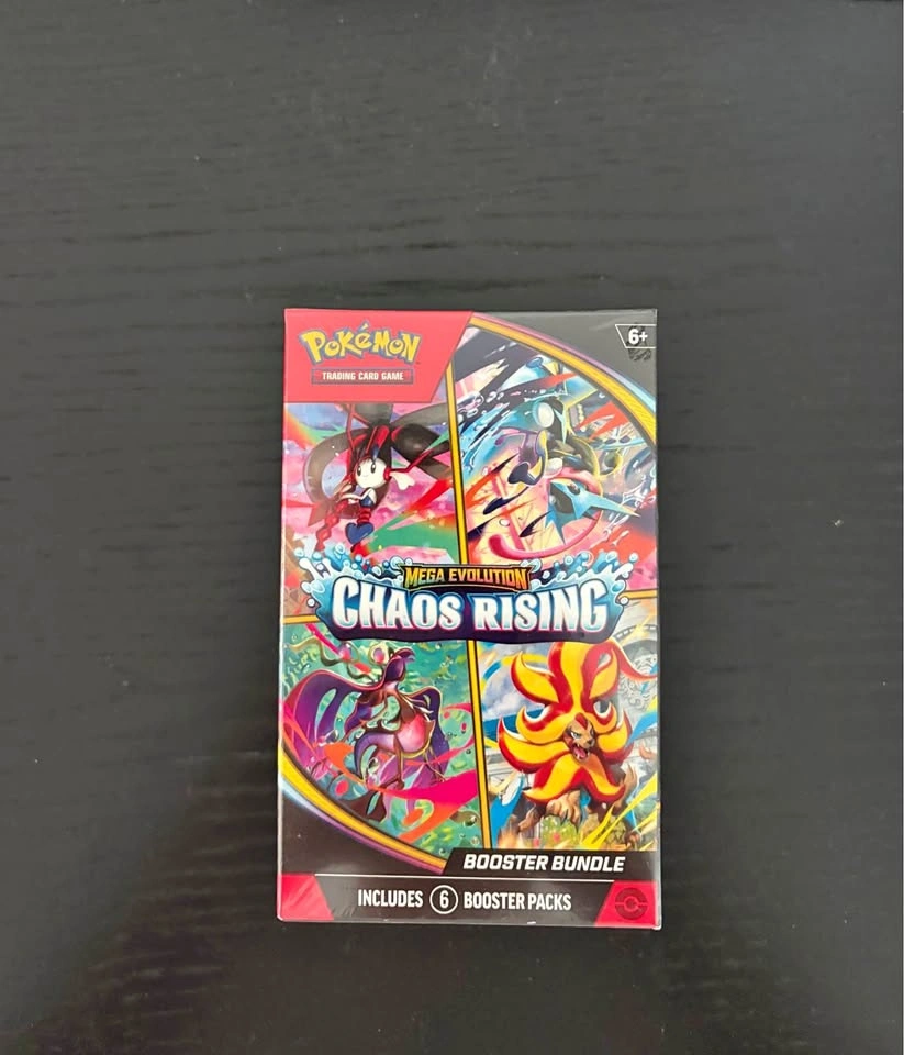 Chaos Rising Booster Bundle and Mega Moonlit Tin Box