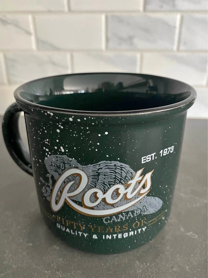 Roots Canada 50th Anniversary Camp Style Mug