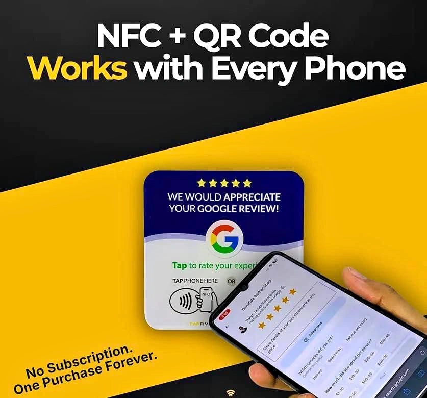 Google Review Tap Card with Professional Setup