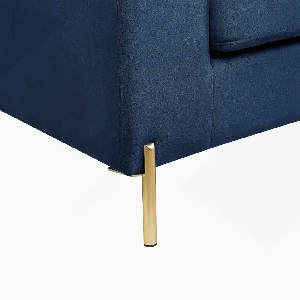 Shannon Velvet Sectional Sofa With Chaise - photo 3