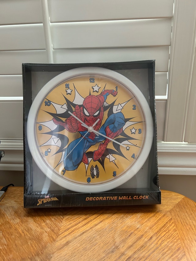 Spiderman Clock