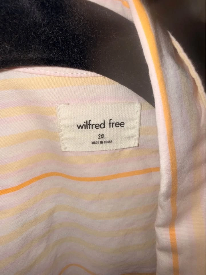 Wilfred Free Striped Button Down Shirt - photo 2
