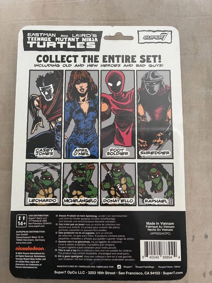 Super7 Teenage Mutant Ninja Turtles Casey Jones Action Figure - photo 2