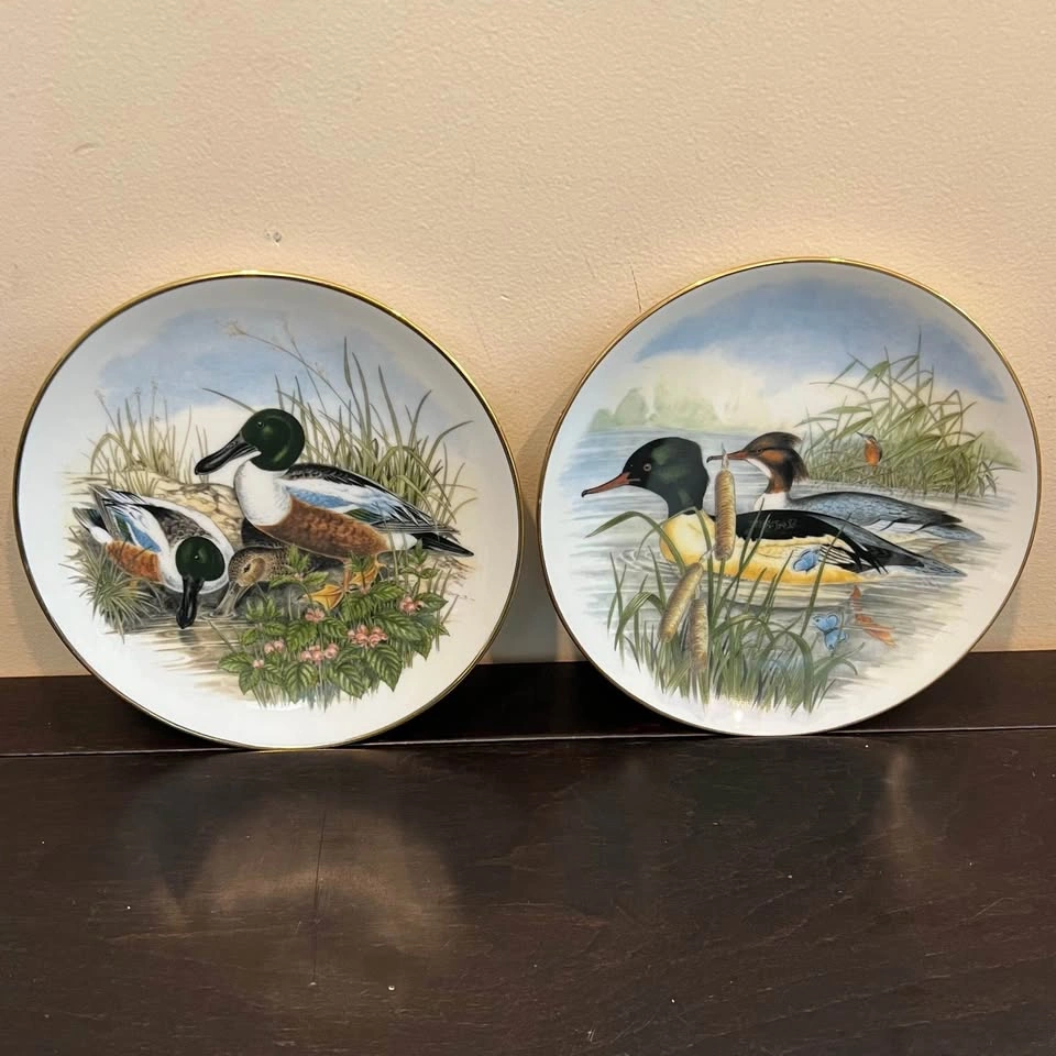 Gloria Fine Porcelain Bavaria 6” Plate West Germany Gold Rim